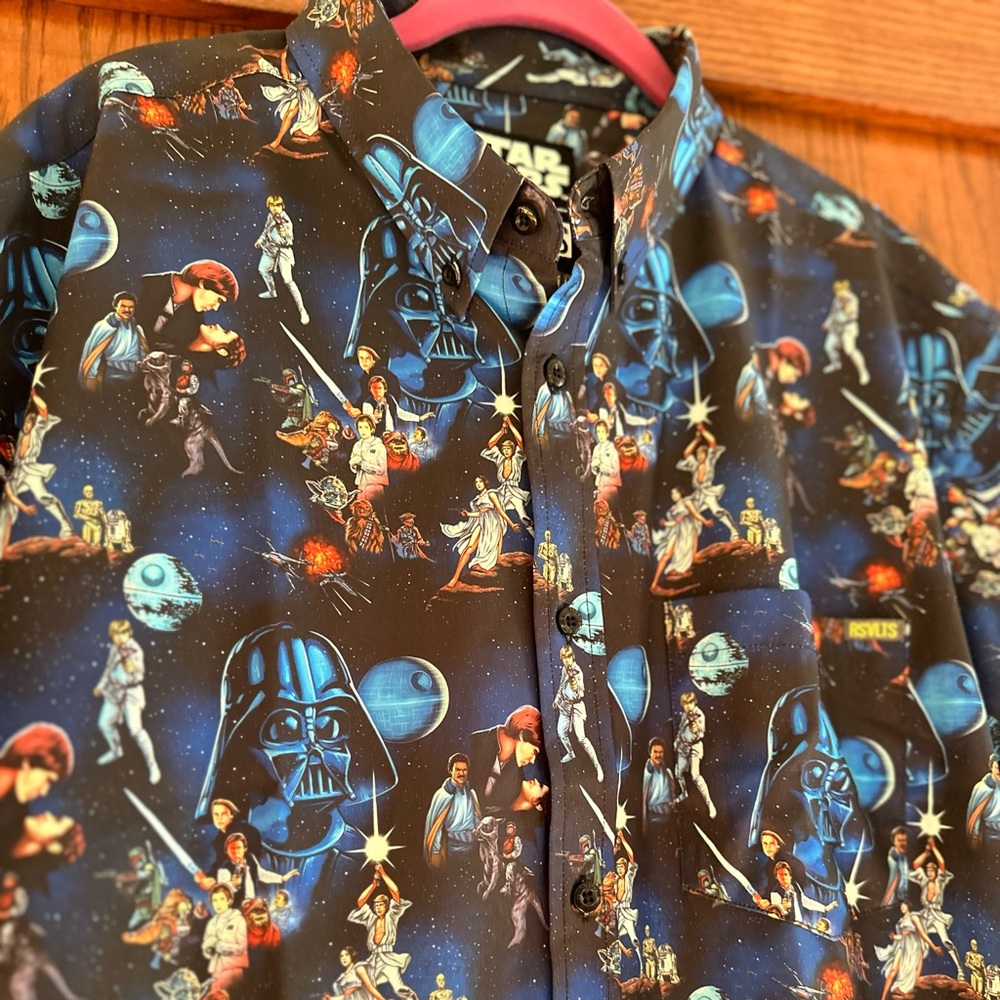 RSVLTS Star Wars Return of the Jedi Button Up